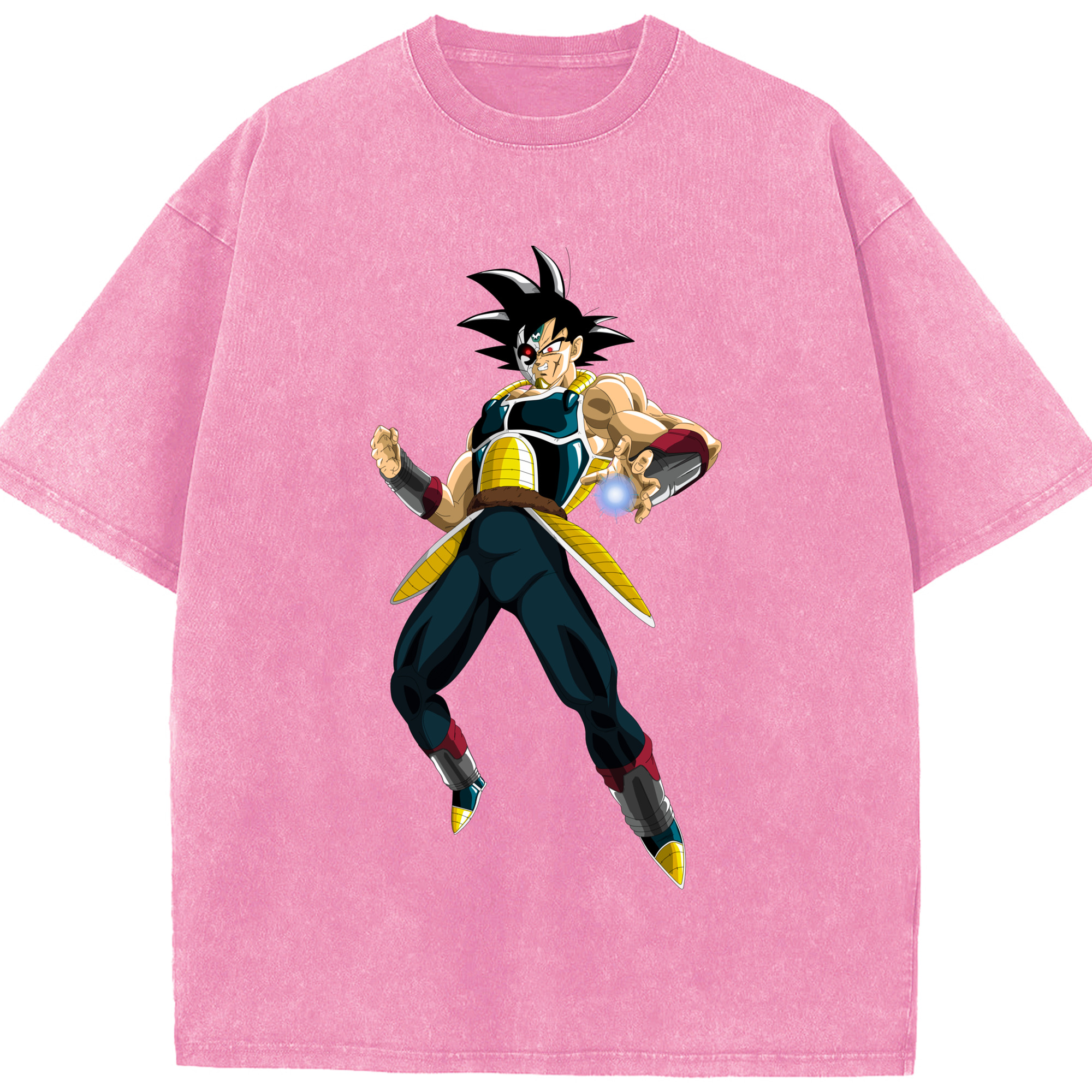 （画像用） ドラゴンボール バーダック DRAGON BALL Burdock 綿100% ヴィンテージ風 半袖Tシャツ（フロントプリント）